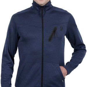Spyder Active Men’s Full Zip Blue Jacket- XL